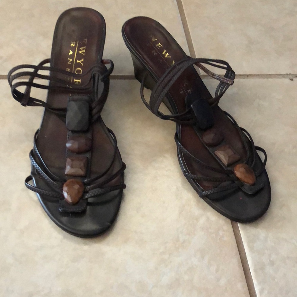 Brown strappy Sandals